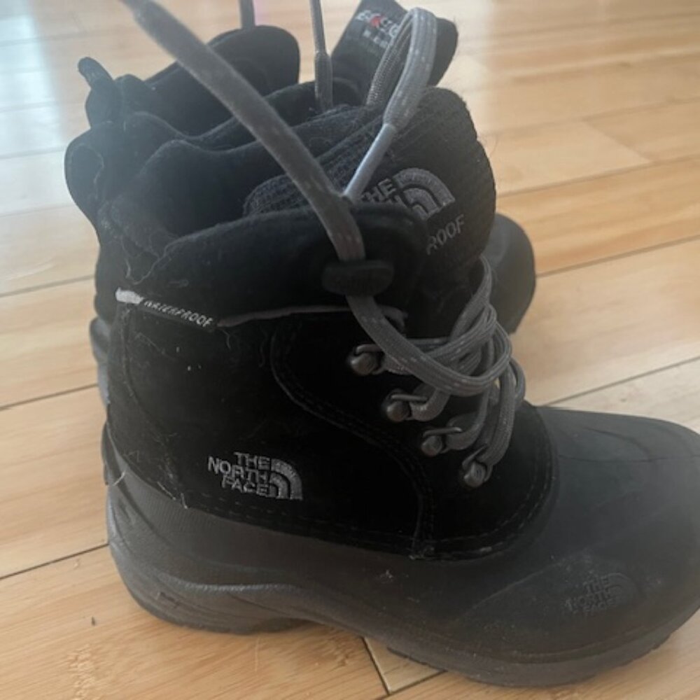 The North Face Black Waterproof Kids Boots